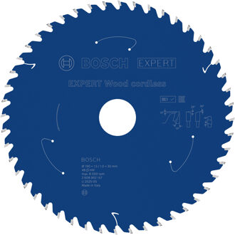 EXPERT Wood cordless Cirkelzaagblad | 190 x 1,5/1 x 30 mm | T48 - 2608902157