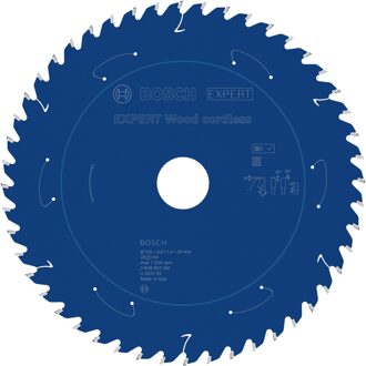 EXPERT Wood cordless Cirkelzaagblad | 210 x 2/1,4 x 30 mm | T48 - 2608902160