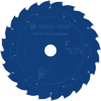 EXPERT Wood cordless Cirkelzaagblad | 254 x 2,1/1,6 x 30 mm | T24 - 2608902173