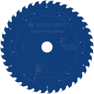EXPERT Wood cordless Cirkelzaagblad | 254 x 2,1/1,6 x 30 mm | T40 - 2608902176