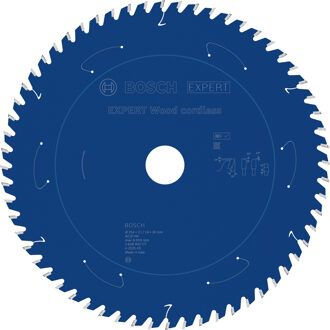 EXPERT Wood cordless Cirkelzaagblad | 254 x 2,1/1,6 x 30 mm | T60 - 2608902177