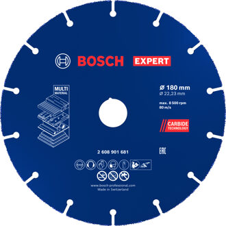 EXPERT X-LOCK Doorslijpschijf Carbide Multi Wheel 180mm - 2608901681