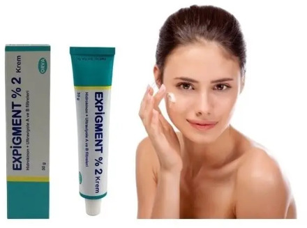 Expigment hydroquinone 2% cream skin whitening skin lightening skin melasma treatment 30g / 1oz | Original | Fast cargo