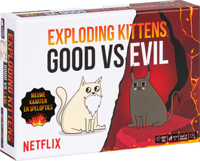 Exploding Kittens Good vs Evil kaartspel
