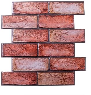 Explosie Modellen 3d Stereo Tegel Stickers Anti-Collision Stickers Pvc Muurstickers Home Decor Woonkamer 3d Anti-collision Tegel B