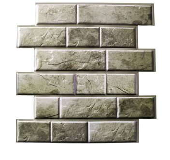 Explosie Modellen 3d Stereo Tegel Stickers Anti-Collision Stickers Pvc Muurstickers Home Decor Woonkamer 3d Anti-collision Tegel