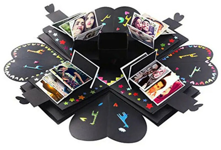 Explosion Box Scrapbook DIY Photo Album Anniversary Creative Exploding Gift Box