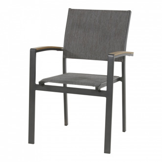 Express Arezzo terrasstoel textileen Grijs