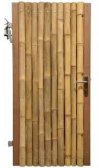 Express Bamboe schutting poortdeur naturel 100 x 180 cm x 60-80 mm