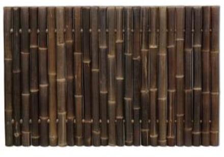 Express Bamboe schutting zwart 180 x 120 cm x 60-80 mm