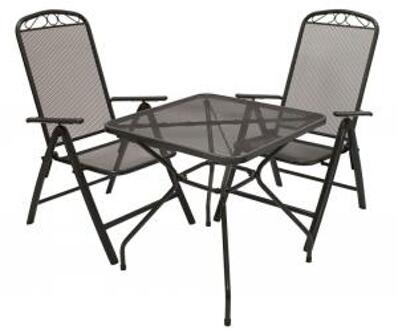 Express Bistroset inklapbaar 70 x 70 cm en metalen frame
