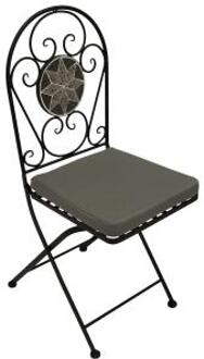 Express Bistrostoel klapstoel - Aluminium steen - Zwart