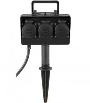 Express Buitenstopcontact 3-voudig IP44 max 3680 Watt