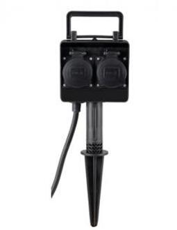 Express Buitenstopcontact 4-voudig IP44 max 3680 Watt