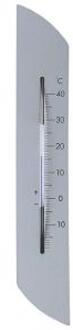 Express Buitenthermometer metaal Radius grijs gelakt 29.5 cm