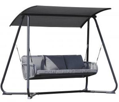 Express Elba Schommelbank antraciet - 3 persoons