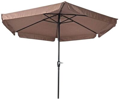 Express Gemini Parasol Taupe Ø300 cm Bruin