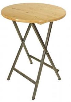 Express Houten inklapbare ronde bartafel ⌀ 78 cm