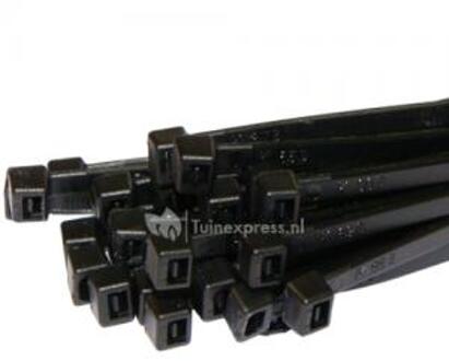 Express Kabelverbinder tiewraps 100 stuks - zwart