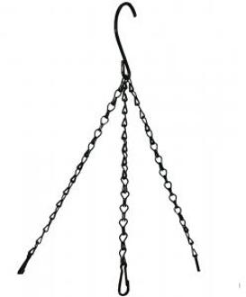 Express Ketting voor hanging basket zwart gecoat Ø 25 cm