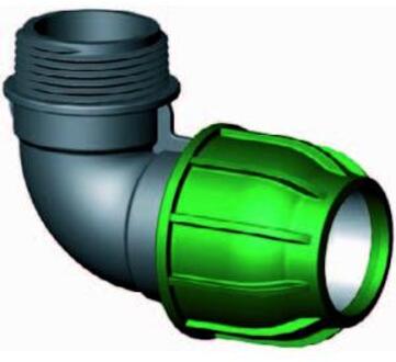 Express Knie 90 graden met buitendraad - buiskoppeling - 32 mm x 1"