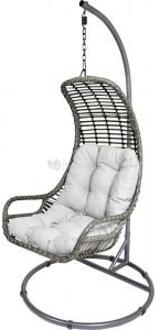 Express Leslie Living Hangstoel Relax Grizzly Beige, Grijs