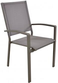 Express Mojito Pardo Stapelstoel aluminium taupe tuinstoel