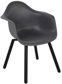 Express Montreux dining tuinstoel | kunststof + aluminium | Antraciet