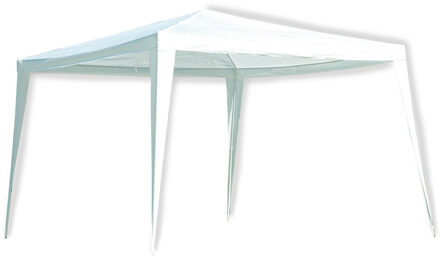 Express Partytent 3x3 M - Kunststof - Wit