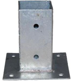 Express Plaatpaalhouder 7 x 7 cm