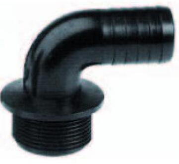 Express PP haakse slangpilaar met buitendraad - 1" x 25 mm