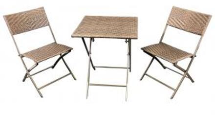 Express Rotan Bistroset 60 x 60 cm