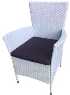 Express Rotan Tuinstoel set van 2 stuks wit
