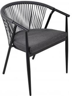 Express Silvan Stapelstoel aluminium tuinstoel - Set van 4 stuks