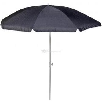 Express Strandparasol grijs 200 cm - Strandparasol met knikarm - Kleine parasol - Kinder parasol