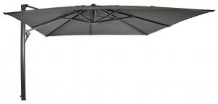 Express Taurus Zweefparasol grijs 400x300 cm rechthoekige parasol