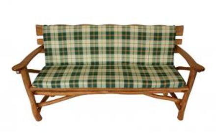 Express Tuinbankkussen - Hout Groen - Bruin 140 x 88 cm