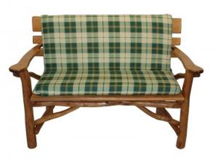 Express Tuinbankkussen - Hout Groen - Bruin 98 x 88 cm