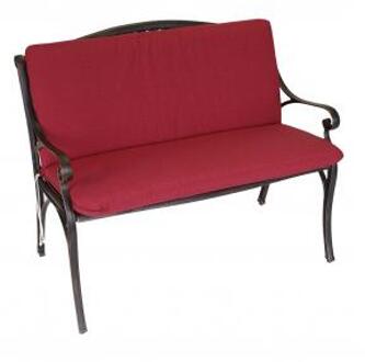 Express Tuinbankkussen - Metaal Rood - Brons 98 x 88 cm