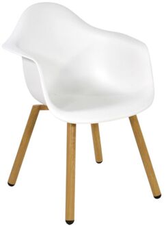 Express Tuinstoel Montreux Wit Bruin