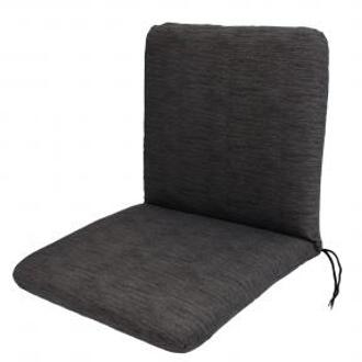 Express Tuinstoelkussen - Textiel - Antraciet 45 x 88 cm
