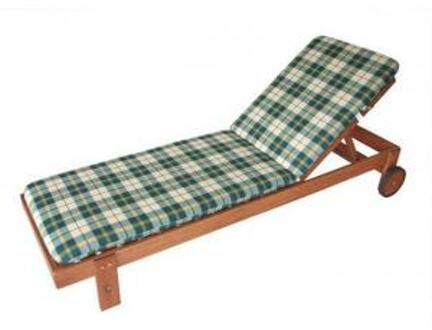 Express Tuinstoelkussen - Textiel - Groen 58 x 195 cm