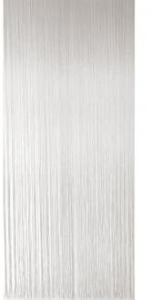 Express Vliegengordijn/deurgordijn PVC spaghetti wit - 90 x 220 cm - Insectenwerende vliegengordijnen