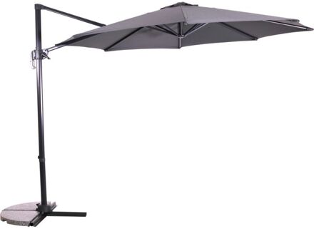 Express Zweefparasol Bora Ø 300 cm Grijs