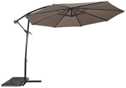 Express Zweefparasol Gemini 300 cm taupe