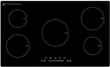 Exquisit EKI901-2 Inductie kookplaat Zwart