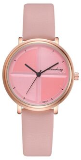 Exquisite Eenvoudige Stijl Vrouwen Horloges Kleine Mode Quartz Dames Horloge Top Meisje Armband Horloge roze