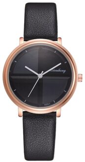 Exquisite Eenvoudige Stijl Vrouwen Horloges Kleine Mode Quartz Dames Horloge Top Meisje Armband Horloge zwart