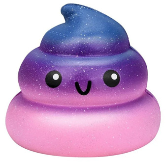 Exquisite Fun Galaxy Poo Soft Scented Squishy Squeeze Toys Antistress funny Charm Slow Rising PU Stress Reliever Toy 7*7*6 CM