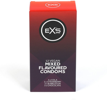 EXS Mixed Flavored - Condoms - 12 Stuks